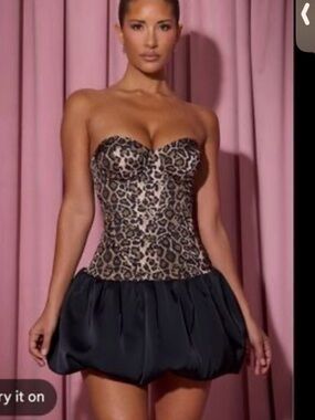 Oh Polly Strapless Bubble Skirt dress size 6